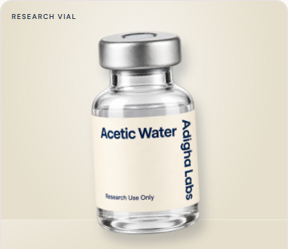Acetic Water research vial