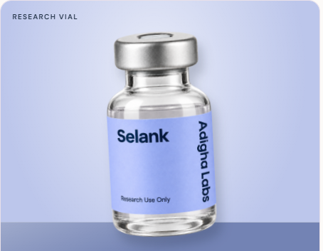 Selank research vial